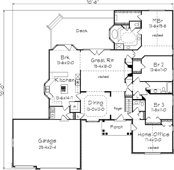 Traditional Level One of Plan 87339