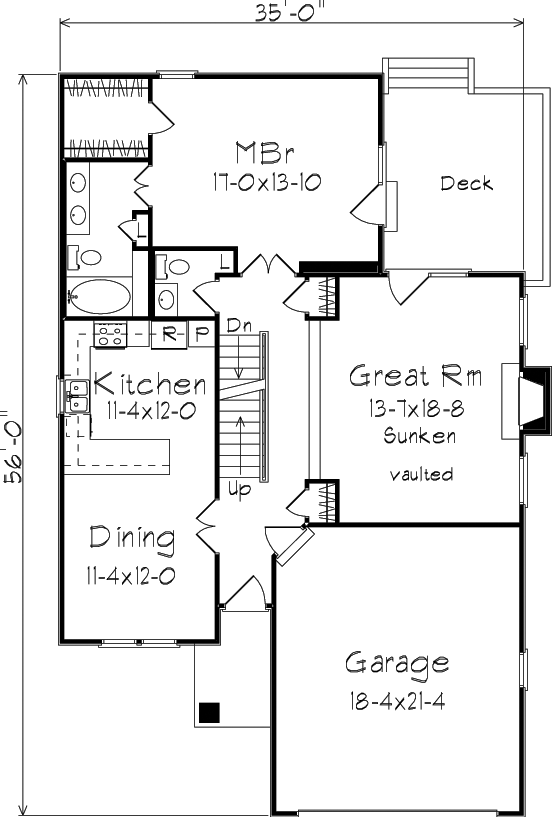 Traditional Level One of Plan 87342