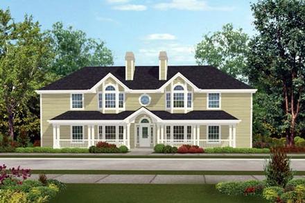 Multi-Family Plan 87348 Elevation