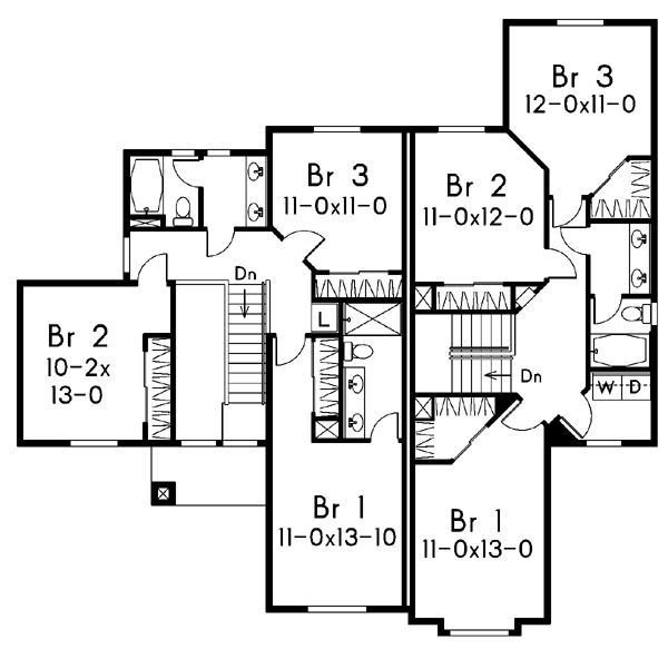 Traditional Level Two of Plan 87351