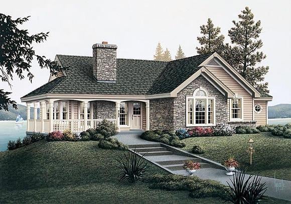 House Plan 87381 Elevation