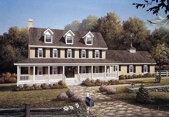 House Plan 87388 Elevation