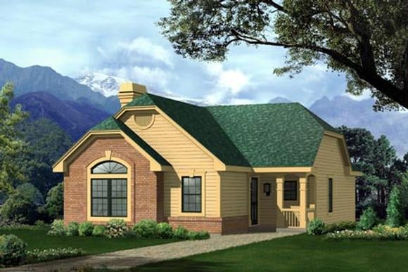 House Plan 87391 Elevation