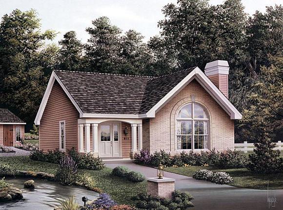 House Plan 87392 Elevation