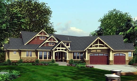 House Plan 87400 Elevation