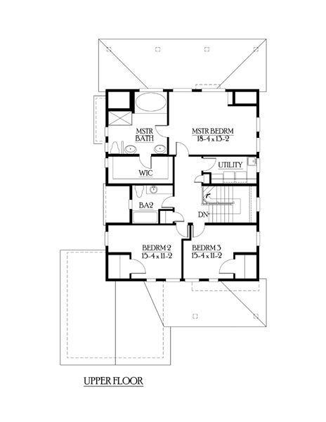 Country Craftsman Level Two of Plan 87419