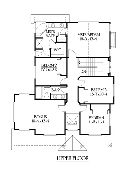 Country Craftsman Level Two of Plan 87421