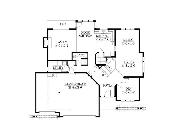 Craftsman Level One of Plan 87422