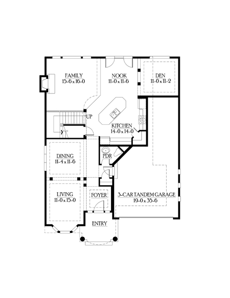 Craftsman Level One of Plan 87428