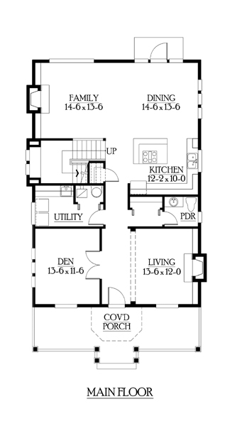 Craftsman Level One of Plan 87430