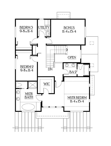 Craftsman Level Two of Plan 87439