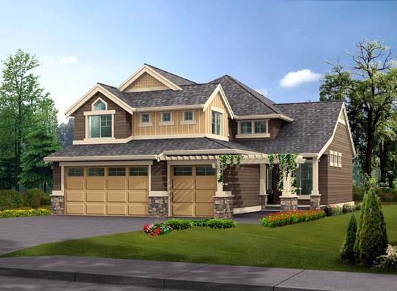 House Plan 87441 Elevation