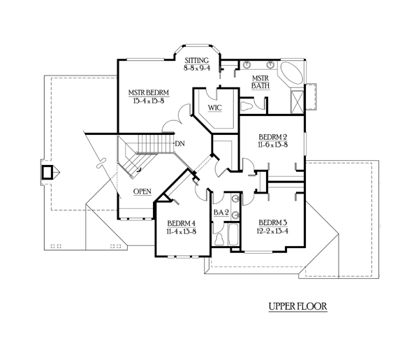 Country Craftsman Level Two of Plan 87466