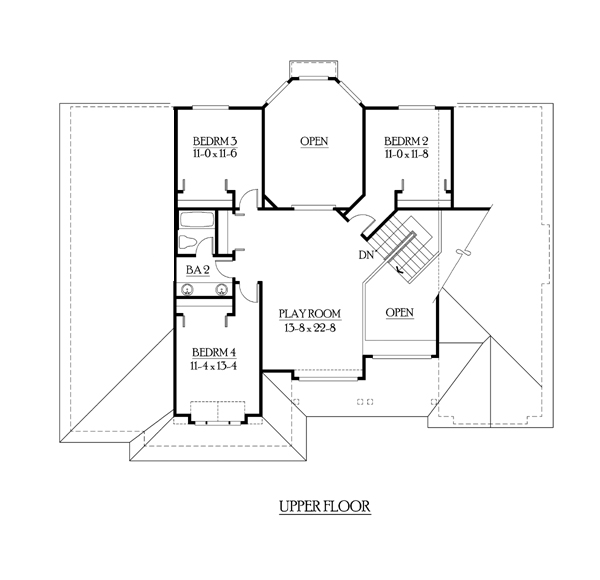 Country Craftsman Level Two of Plan 87468