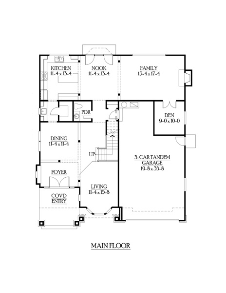 Craftsman Level One of Plan 87472