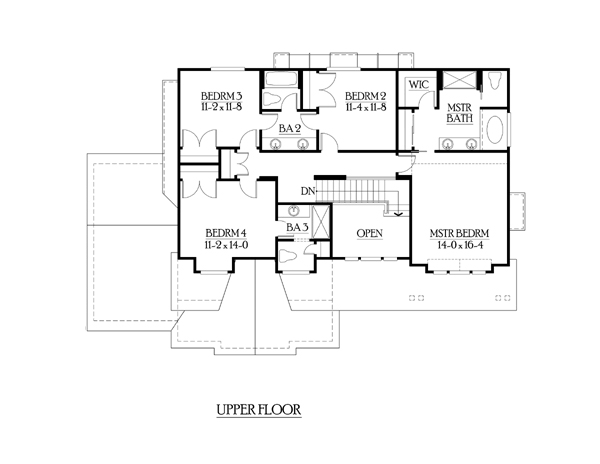 Country Craftsman Level Two of Plan 87475