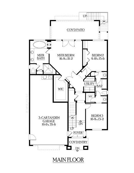 Craftsman Level One of Plan 87495