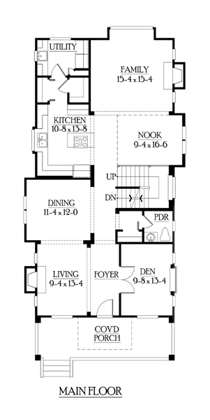 House Plan 87514 First Level Plan