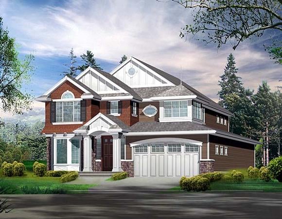 House Plan 87516 Elevation