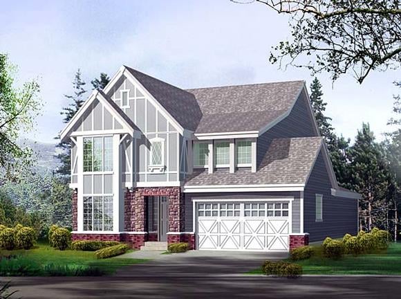 House Plan 87518 Elevation