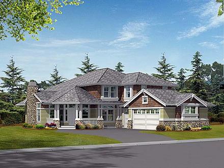 Craftsman Elevation of Plan 87549