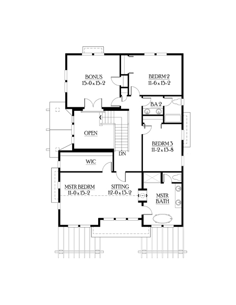 Craftsman Level Two of Plan 87556