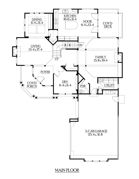 Craftsman Level One of Plan 87561