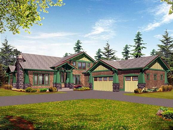 House Plan 87570 Elevation