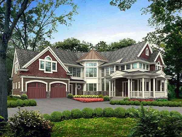 Plan 87579 | Victorian Style with 4 Bed, 5 Bath, 2 Car Garage