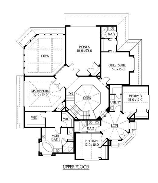 Cape Cod Craftsman Victorian Level Two of Plan 87584