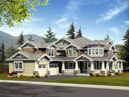 Bungalow Craftsman Elevation of Plan 87586