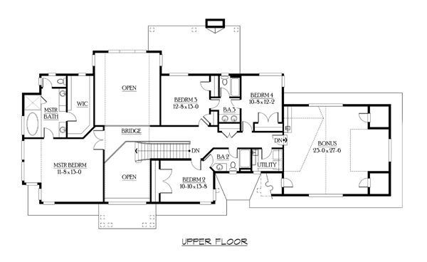 Bungalow Level Two of Plan 87589