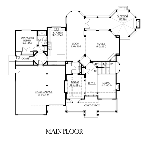 Craftsman Level One of Plan 87595