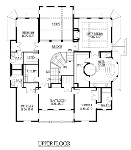 House Plan 87613 Second Level Plan