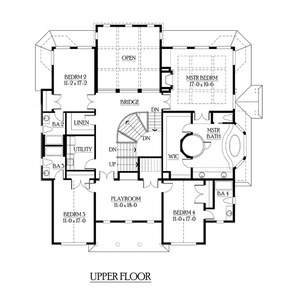 Colonial Traditional Level Two of Plan 87615