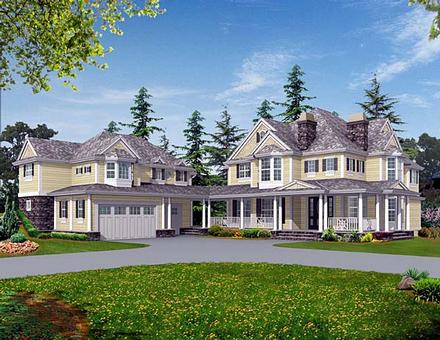 Country Farmhouse Elevation of Plan 87616