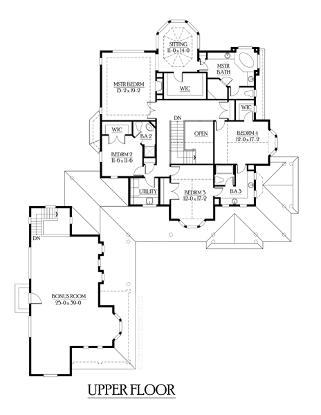 Country Farmhouse Level Two of Plan 87617