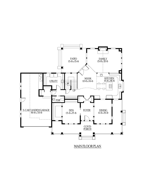 Craftsman Level One of Plan 87633