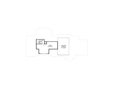 House Plan 87640 Third Level Plan