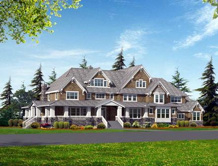 Craftsman Elevation of Plan 87640