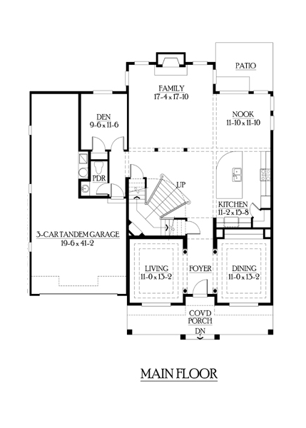 Craftsman Level One of Plan 87653