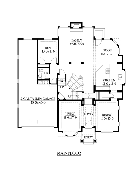 Colonial Level One of Plan 87655