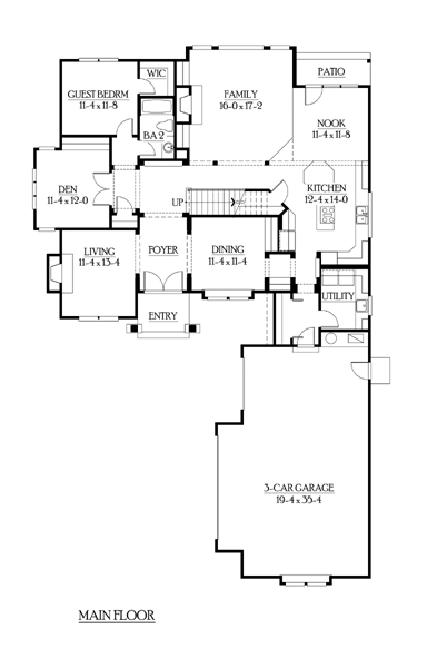 Traditional Level One of Plan 87656