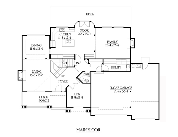 Craftsman Level One of Plan 87665