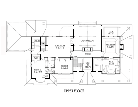 House Plan 87669 Second Level Plan