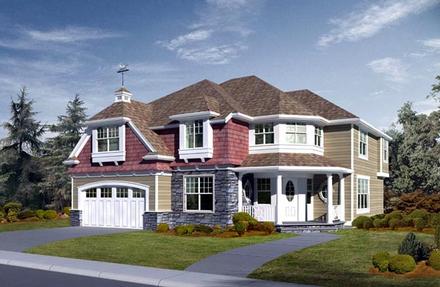 House Plan 87674 Elevation