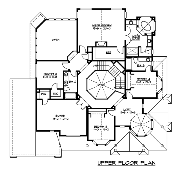 Farmhouse Victorian Level Two of Plan 87679