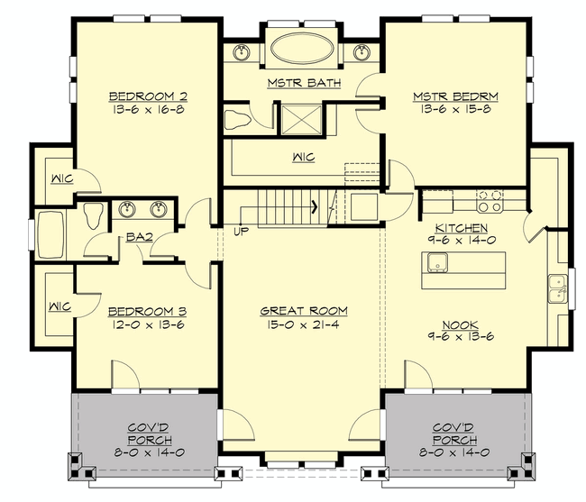 Craftsman Level One of Plan 87680