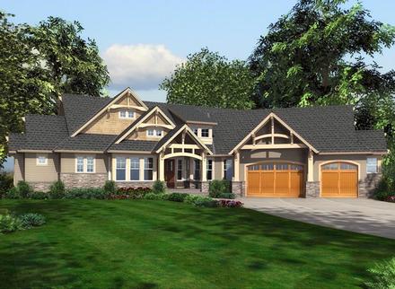 Cottage Traditional Elevation of Plan 87681