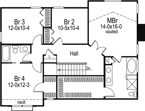 Country Traditional Level Two of Plan 87809